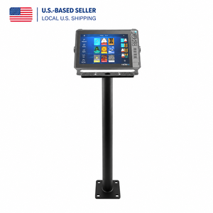 Velpaw Freestanding Monitor Mount Support Pole with Square Base, Heavy Duty Vertical Column <b>Stand</b> for POS Industrial Display - Product Image 1