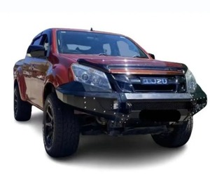 Paraurti Anteriore in Acciaio per Isuzu D-Max 12-16, Bull Bar con Kit Luci Fendinebbia e Verricello, Montaggio a Bullone, Garanzia 1 Anno - Product Image 3