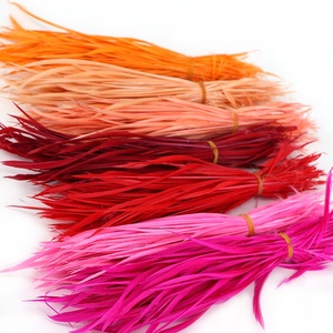 Vente en gros de belles plumes d'oie teintées de 5 à 8 pouces 13-20cm couleurs de plumes d'oie naturelles pour décorations artisanales - Product Image 1