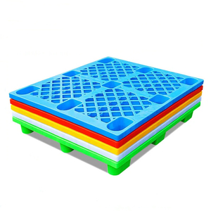 พาเลทพลาสติก HDPE ยูโร ขนาด 9 ฟุต แบบหน้าเดียว 4 ทางเข้า สำหรับใช้ในคลังสินค้าอุตสาหกรรม โครงเหล็ก ยี่ห้อ <span class=keywords><strong>SHUNMEI</strong></span> รับน้ำหนักได้ 1 ตัน - Product Image 4