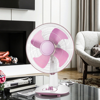 Ventilateur de table solaire rechargeable 60W AC/DC à 3 vitesses, 16 pouces, pour la maison, le bureau et le salon, à économie d'énergie