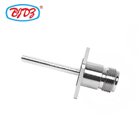 Approvisionnement d'usine Laiton N Type Femelle Jack Bride 4 Trous N Jack Filetage M5 38mm 1.5 Pouces RF Coax Coaxial Connecteurs en Stock