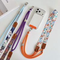 Cordon bandoulière simple pour iPhone 17 Pro Max, motif totem vintage, design à double cordon, sangle de cou