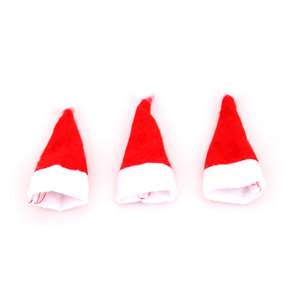 Décorations de Noël, chapeaux en forme de sucette, mini-casquettes, chapeaux décoratifs de Noël, mini-chapeaux non tissés - Product Image 5