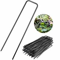 Clous de jardin en forme de U à bas prix, diamètre 150 mm x 30 mm x 3 mm, piquets de sol