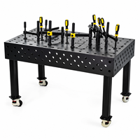 Table de soudage modulaire 3D D28, système de soudage de précision, table de travail en acier robuste pour le soudage