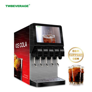 TWBEVERAGE Distributeur <span class=keywords><strong>de</strong></span> soda post-mix 4 saveurs en gros avec écran publicitaire pour <span class=keywords><strong>la</strong></span> restauration rapide et l'hôtellerie - Product Image 1