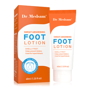 OEM ODM Organic Foot Antitranspirant Cream Desodorante <span class=keywords><strong>Sudor</strong></span> Hand Feet Lotion para hombres y mujeres Foot Sweat Lotion - Product Image 5