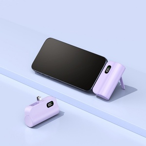 Mini Banco de Energía de 5000 mAh con Doble Cabezal PD22.5W, Pantalla Digital de 10000 mAh, Banco de Energía Móvil de Emergencia - Product Image 4