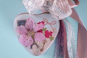 Flores Prensadas Naturales de Melocotón para Scrapbooking, Resina Epoxi, Ecológicas - Product Image 2