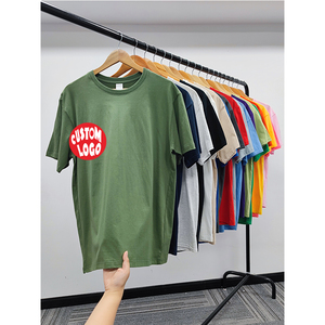 Promotional Custom Wholesale Men'S Cotton T-Shirt Silk Screen Digital Embroidery Printing Logo High Quality O-neck T Shirt