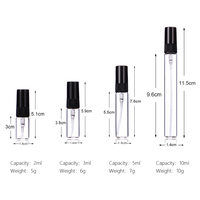 Bon marché Prix 2ml 10ml Bouteille d'échantillon de parfum en vaporisateur 3ml 5ml Bouteille de parfum Petite mini bouteille de parfum rechargeable