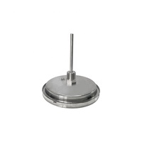 WSS termometer industri Anti korosi 4 inci Bimetal Universal presisi tinggi OEM dan ODM didukung