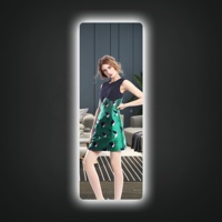Bathnology Miroir moderne pleine longueur à DEL Grand miroir mural intelligent avec éclairage pour salon et hôtel Salle de bain