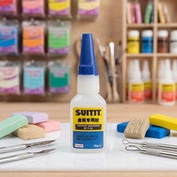 Adhésif cyanoacrylate instantané SG496, résistant à l'eau et à la chaleur, pour le collage du métal, du plastique, du caoutchouc et du verre