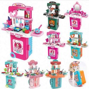 Children's Educational <b>Kitchen</b> Food Toys Set Sink Briefcase Realistic Cooking Suitcase ABS <b>Plastic</b> Multi-Certified Ages 2+ - Product Image 6