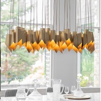 Lustre de salon minimaliste postmoderne de luxe léger, design personnalisé pour salle à manger, villa créative, hall en suspension