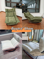 Fauteuil à bascule inclinable réglable multi-positions, canapé paresseux pliable, transat relaxant pour salon, chambre, balcon