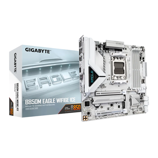 GIGABYTE B850M EAGLE WIFI6E ICE AM5 Socket for Gaming Desktop Motherboard Support AMD 7000/8000/9000 CPU DDR5 Ram