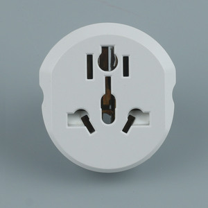 Adaptateur de prise Schuko type F UE 10A 220V, prise de voyage universelle à 2 broches avec mise à la terre, convertisseur de prise multi-pays - Product Image 1