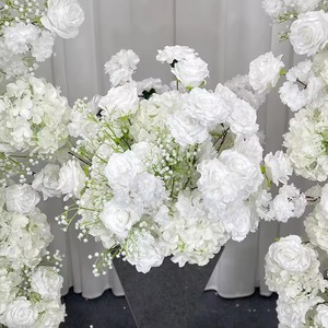Luxurious White <b>Artificial</b> <b>Flowers</b> Perfect for Wedding Venue Background Decoration and Floral Arch Decoration - Product Image 4