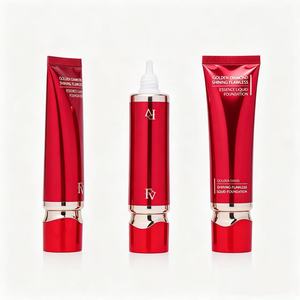 Tube cosmétique à presser avec capuchon électroplaqué pour fond de teint liquide - Product Image 6
