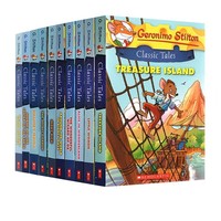 Geronimo Stilton Koleksi Cerita Klasik 10 Novel Bahasa Inggris Berwarna Penuh oleh Reporter Tikus Sampul Karton Lembut Jilid Sempurna
