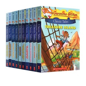 Geronimo Stilton Contes Classiques 10 romans anglais en couleur par le Reporter Souris Reliure parfaite - Product Image 1