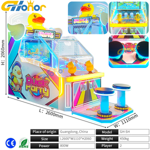 Chất lượng cao 2 người chơi đồng tiền hoạt động Arcade vịt Trò chơi bắn súng máy mới nhất được thiết kế nước chụp đồng xu quăng vịt công viên nước - Product Image 5