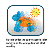 Jouets solaires éducatifs et scientifiques très demandés : Kit robotique solaire DIY STEM Orang-outan pour enfants
