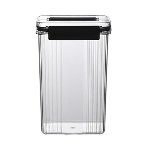 Ensemble de contenants de stockage alimentaire en plastique empilables, étanches à l'air, anti-humidité, organisateur de cuisine en gros - Product Image 6
