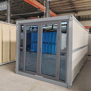 โครงสร้างโครงเหล็กลอยน้ำแบบขยายได้ดีไซน์ล้ำสมัยห้องโดยสารลอยน้ำกันน้ำสำหรับบ้านบนเกาะบ้านริมน้ำ - Product Image 1