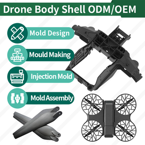 Cetakan Injeksi Plastik OEM ODM Kustom untuk Casing/Pelindung Bodi Drone, Suku Cadang untuk Produsen Aksesoris Drone - Product Image 4