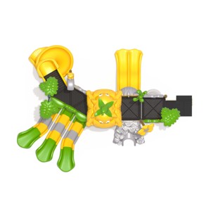Ensemble de toboggan de terrain de jeu extérieur avec des thèmes animaliers et des fonctionnalités interactives pour le plaisir et l'<span class=keywords><strong>activité</strong></span> physique des enfants - Product Image 3