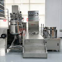 HoneMix 100L hydraulique levage vide cosmétique pommade homogénéisateur machine de mélange cheveux crème machines de fabrication