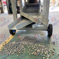 Concasseur à mâchoires d'occasion à vendre, petit concasseur à mâchoires PE150x250 et machine de criblage capable de produire des particules de gravier et de sable
