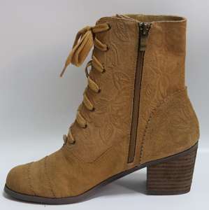 Bottes en daim à talon moyen pour femme, à lacets, style Martin, grande taille, rehaussantes, bout pointu, pour l'hiver - Product Image 1