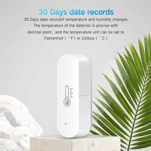 Temperature Humidity Sensor <b>Thermometer</b> Detector <b>Smart</b> Life Remote Control Indoor Zigbee Sensor - Product Image 6