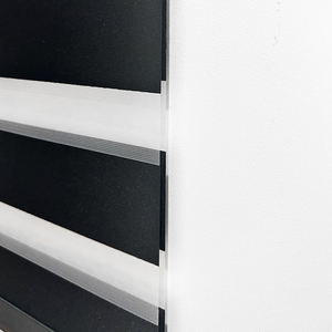 Stores zébrés sans fil sur <span class=keywords><strong>mesure</strong></span>, stores de fenêtre simples, fabriqués sur <span class=keywords><strong>mesure</strong></span> pour un ajustement parfait intégré, options de montage à l'intérieur ou à l'extérieur - Product Image 3