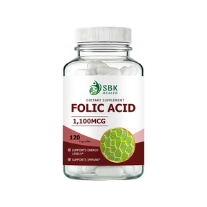 Factory Direct Folic Acid Capsules with Folic Acid Supports Normal Body Processes Boost Heart and Brain Health Capsules - Product Image 1