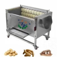 Mode de pomme de terre et machine à éplucher, machine à éplucher les pommes de terre à laver, machine à éplucher le nettoyage des pommes de terre