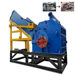 Large capacity metal shredder machine/scrap aluminum recycling equipment/copper recycling plant