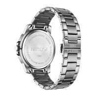 Montre pour homme NIBOSI 1985 2024, style vintage, luxe, affaires, acier inoxydable, quartz