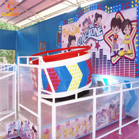 Prezzo di fabbrica per bambini giochi di carnevale 8 sedili mini discoteca tagada giro del parco di divertimenti in vendita