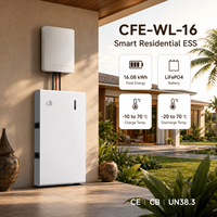 Batterie solaire LiFePO4 Longue Durée CFE CFE-WL-16 Split 16kWh (options 5/10kWh) 6000 cycles avec BMS intelligent et protection CAN multi-niveaux