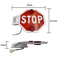 DC 12V 24V sécurité routière publique LED clignotant panneau de signalisation de lumière d'arrêt d'autobus scolaire pour l'utilisation de la chaussée