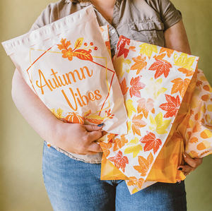 Bolsas de Correo Recicladas con Logotipo Personalizado, 30x40 cm, Color Crema, 22x30 cm, 26x35 cm, Bolsas de Polietileno Grandes para Mantas - Product Image 2