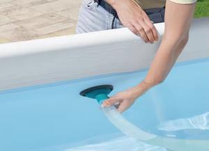 Kit d'entretien de piscine Deluxe pour distributeur de produits <span class=keywords><strong>chimiques</strong></span> en PVC hors sol 58237 avec aspirateur et skimmer - Product Image 4