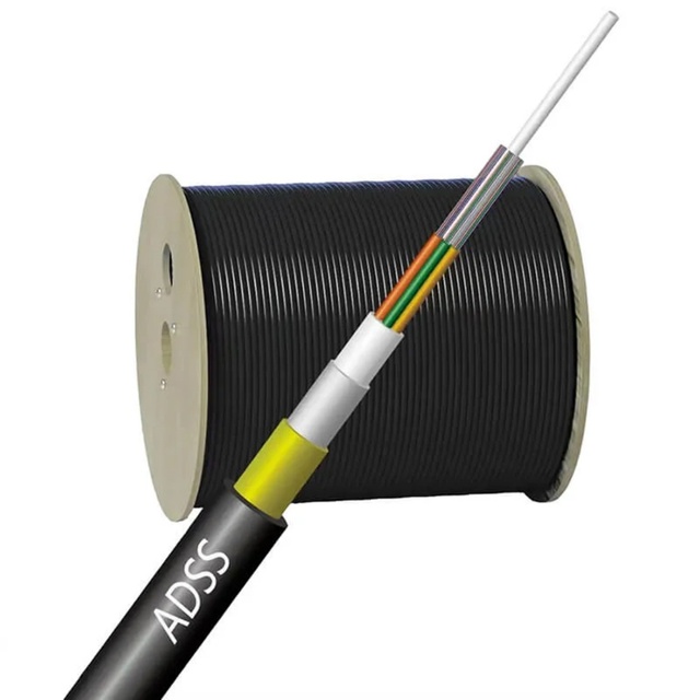 ADSS Outdoor Single Mode PE Jacket Exact Self Supporting 96 Core Fiber Optic Cable