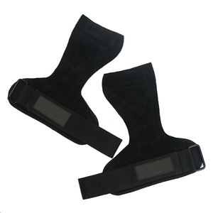 Muñequeras de cuero duraderas para entrenamiento cruzado Levantamiento de pesas y entrenamientos de gimnasio Levantamiento pesado 'Power Wrists' - Product Image 1